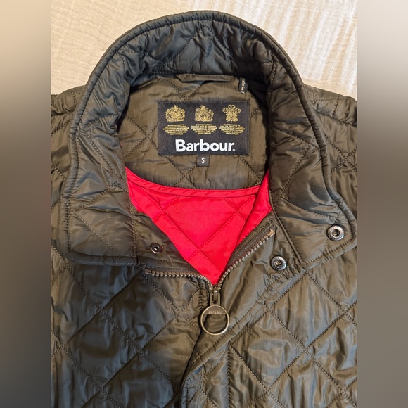 Barbour Men’s Flyweight Chelsea Quilted Olive Green Jacket - Picture 3 of 6